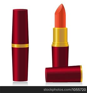 lipstick vector illustration isolated on white background