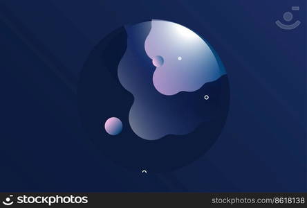 Liquid color Banner covers. Fluid shapes composition. Futuristic design posters. vector Illustration Vector Illustration