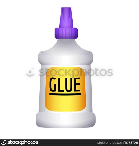 Liquid glue icon. Cartoon of liquid glue vector icon for web design isolated on white background. Liquid glue icon, cartoon style