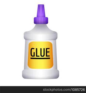 Liquid glue icon. Cartoon of liquid glue vector icon for web design isolated on white background. Liquid glue icon, cartoon style