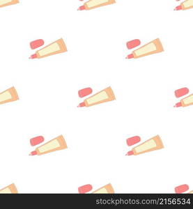 liquid makeup foundation in a tube pattern seamless background texture repeat wallpaper geometric vector. liquid makeup foundation in a tube pattern seamless vector