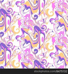 Liquid marble painted wave abstract minimal seamless repeat pattern. Neon colors background.. Liquid marble painted wave abstract minimal seamless repeat pattern.