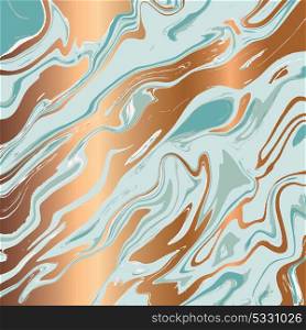 Liquid marble texture design, colorful marbling surface, golden lines, vibrant abstract paint design, vector illustration