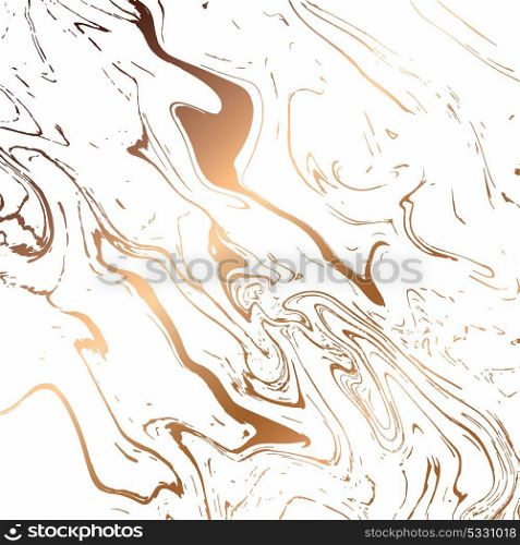 Liquid marble texture design, colorful marbling surface, white and gold, vibrant abstract paint design, vector illustration