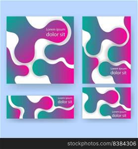 liquid pattern wave electro theme business for print