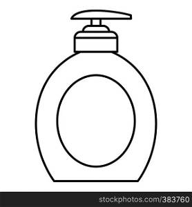 Liquid soap icon. Outline illustration of liquid soap vector icon for web. Liquid soap icon, outline style