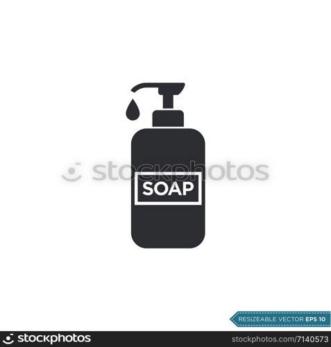 Liquid Soap Icon Vector Template Illustration Design