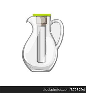 liquid water pitcher cartoon. liquid water pitcher sign. isolated symbol vector illustration. liquid water pitcher cartoon vector illustration