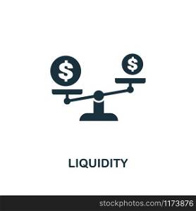 Liquidity icon. Premium style design from crowdfunding collection. UX and UI. Pixel perfect liquidity icon. For web design, apps, software, printing usage.. Liquidity icon. Premium style design from crowdfunding icon collection. UI and UX. Pixel perfect liquidity icon. For web design, apps, software, print usage.