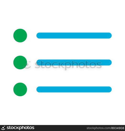 List icon line isolated on white background. Black flat thin icon on modern outline style. Linear symbol and editable stroke. Simple and pixel perfect stroke vector illustration.