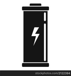 Lithium battery icon simple vector. Full energy. Electric life. Lithium battery icon simple vector. Full energy