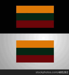 Lithuania Flag banner design