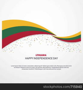 Lithuania Happy independence day Background
