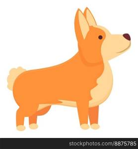Little dog icon cartoon vector. Royal canine. Happy print. Little dog icon cartoon vector. Royal canine