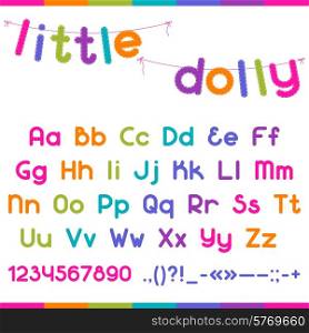 Little Dolly funny kid font.