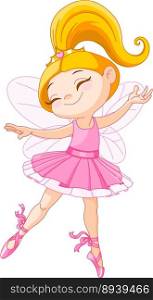 Little fairy ballerina vector image