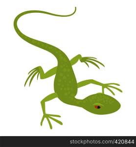 Little lizard icon. Cartoon illustration of little lizard vector icon for web. Little lizard icon, cartoon style
