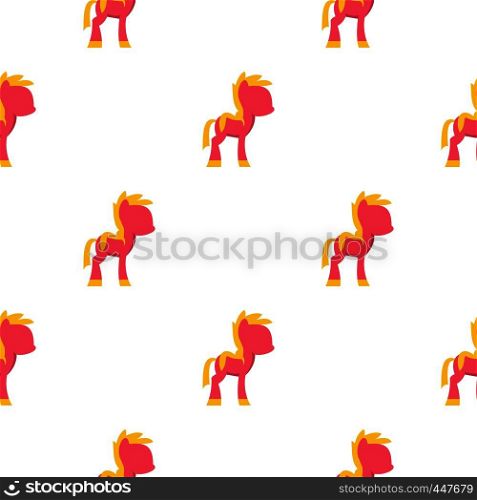 Little pony pattern seamless for any design vector illustration. Little pony pattern seamless