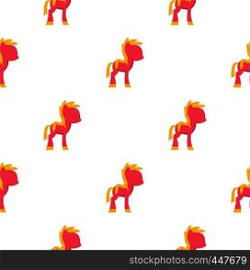 Little pony pattern seamless for any design vector illustration. Little pony pattern seamless