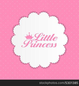 Little Princess Background Vector Illustration EPS10. Little Princess Background Vector Illustration