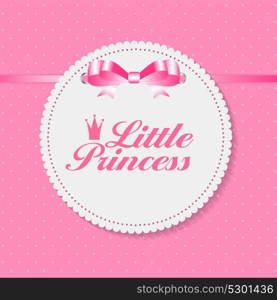 Little Princess Background Vector Illustration EPS10. Little Princess Background Vector Illustration