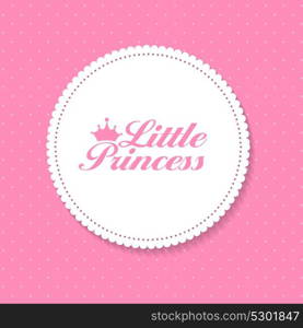 Little Princess Background Vector Illustration EPS10. Little Princess Background Vector Illustration