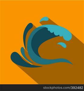 Little wave icon. Cartoon illustration of little wave vector icon for web. Little wave icon, cartoon style