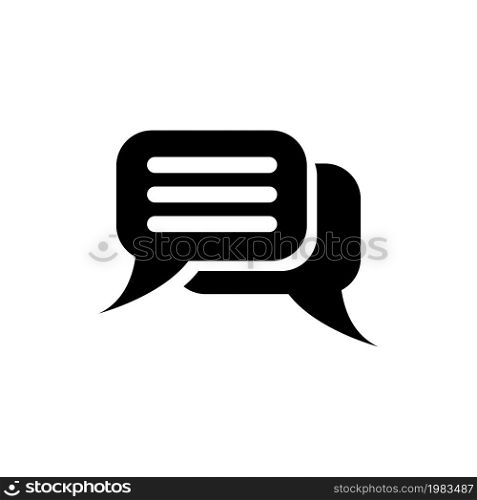 Live Chat Dialog, Speech Bubbles Discussion. Flat Vector Icon illustration. Simple black symbol on white background. Live Chat Dialog Speech Bubbles sign design template for web and mobile UI element. Live Chat Dialog, Speech Bubbles Discussion. Flat Vector Icon illustration. Simple black symbol on white background. Live Chat Dialog Speech Bubbles sign design template for web and mobile UI element.