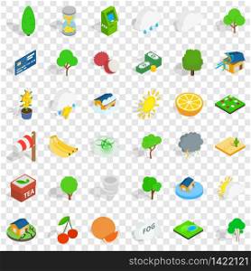 Live icons set. Isometric style of 36 live vector icons for web for any design. Live icons set, isometric style