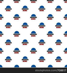 Live media pattern seamless in flat style for any design. Live media pattern seamless