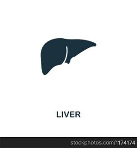 Liver icon. Premium style design from healthcare collection. Pixel perfect liver icon for web design, apps, software, printing usage.. Liver icon. Premium style design from healthcare icon collection. Pixel perfect Liver icon for web design, apps, software, print usage