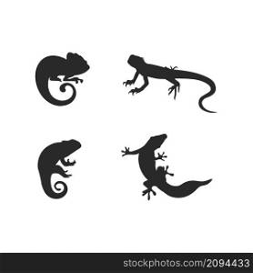 lizard animal vector salamander gecko crocodile and reptiles design logo