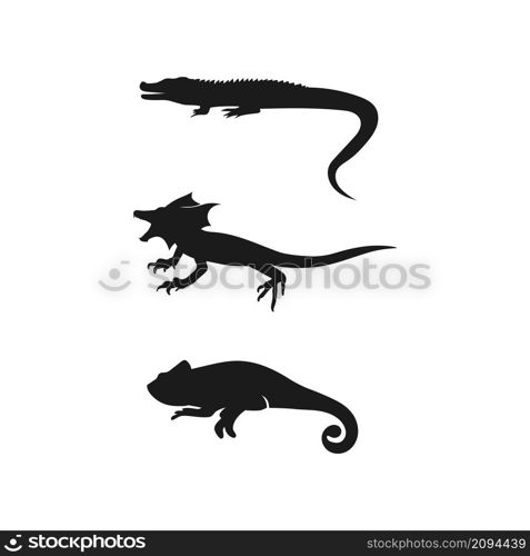 lizard animal vector salamander gecko crocodile and reptiles design logo