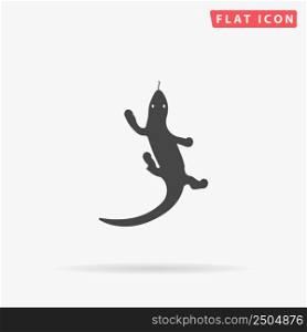 Lizard flat vector icon. Hand drawn style design illustrations.. Lizard flat vector icon. Hand drawn style design illustrations