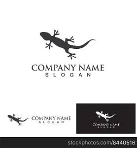 Lizard home logo icon vector design template