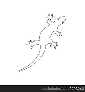 lizard icon vector illustration simple design