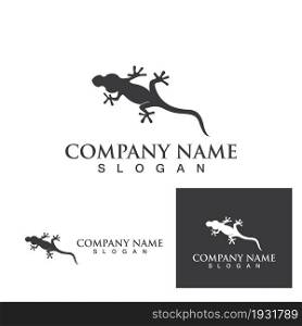 Lizard logo and symbol vector