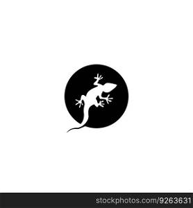 lizard logo icon vector illustration template design