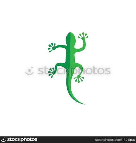 Lizard logo template vector icon illustration design