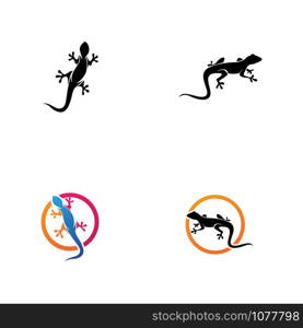 Lizard symbol icon vector animal