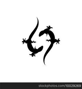 lizard vector icon logo and symbol