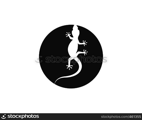 Lizard vector illustration logo template