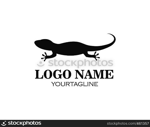 Lizard vector illustration logo template