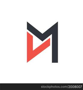 LM or M Letter vector icon Template Illustration design