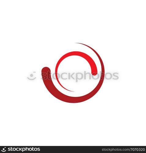 loading icon red logo symbol design element