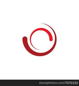 loading icon red logo symbol design element