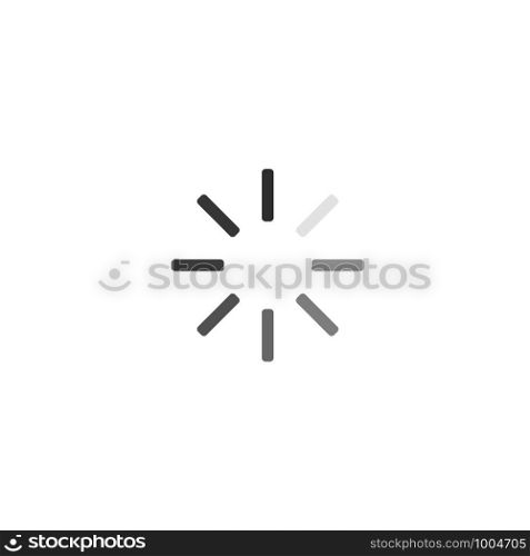 Loading icon sign isolated on white background
