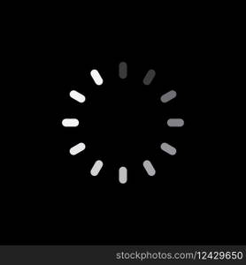Loading indicator icon vector flat design