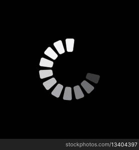 Loading indicator icon vector flat design