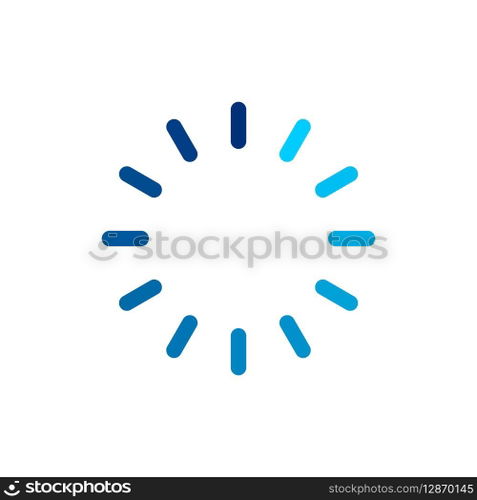 Loading Progress Bar Icon Vector Template